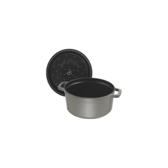 Nồi gang tròn STAUB màu xám