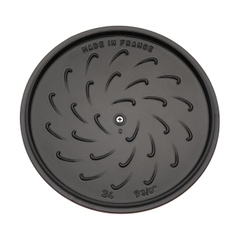 Nồi gang oval STAUB màu đỏ cherry - 11cm