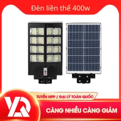 Đèn đường liền thể đôi năng lượng mặt trời 400W