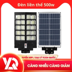 Đèn đường liền thể đôi năng lượng mặt trời 500W
