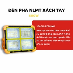 Đèn Cầm Tay Năng Lượng Mặt Trời 4 Khoang