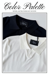 Tomette Knit Polo Top