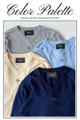 Riviera Knit V Neck