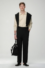 Le Park Waffle Polo Top