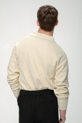 Le Park Waffle Polo Top