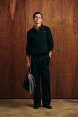 Le Park Waffle Polo Top