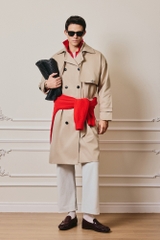 Château Khaki Trench Coat