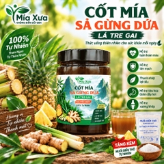 Cốt Mía Sả Gừng Dứa Lá Tre Gai Mía Xưa Hũ 1Kg