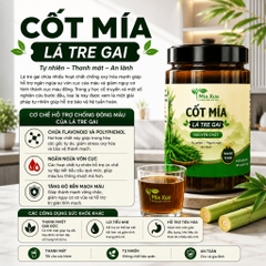 Cốt Mía Lá Tre Gai Mía Xưa Hũ 1Kg