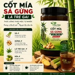 Cốt Mía Sả Gừng Lá Tre Gai Mía Xưa Hũ 1Kg