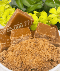 Combo 3kg Đường mía thô nguyên chất tặng kèm 1kg muối thô