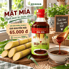 Mật Mía Nguyên Chất Mía Xưa 500ml