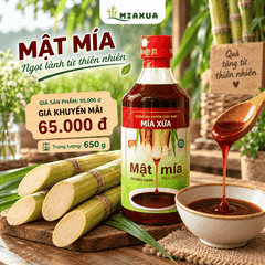 Mật Mía Nguyên Chất Mía Xưa 500ml