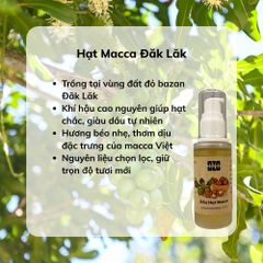Dầu Hạt Macca Ép Lạnh - Chai 50ml