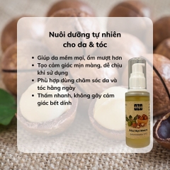 Dầu Hạt Macca Ép Lạnh - Chai 50ml