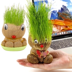 Búp Bê Đầu Hoa Cỏ Dễ Thương Trang Trí Phòng Bàn Làm Việc PVN3366