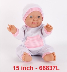 Búp Bê Tái Sinh Nhựa Mềm Mại 36 cm = 15 inch Anmiya Tây Ban Nha Body Full Silicon Vinyl Doll