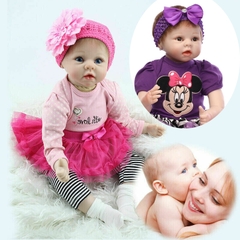 (Đủ mẫu) Búp Bê 55 cm = 22 inch Thân Gòn NPK Reborn Vinyl Doll (Hàng Tồn Kho}