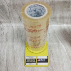 1 Cây 6 Cuộn Băng Keo Trong/Đục Tầm 2 Kg 300 Yard Lõi Mỏng