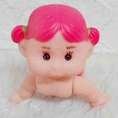 Búp Bê Nhựa Bé leo núi 9 cm 3.5 inch mắt 3D Doll (Hàng tồn kho)​​​​​​​