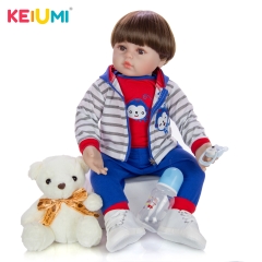 [Đủ mẫu] Búp Bê  Thân Gòn  Mềm Mại 60 cm = 24 inch Reborn Silicon Vinyl Doll