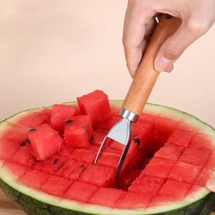 {Đủ Mẫu} Muỗng Múc Trái Cây Đa Năng  Dụng Cụ Thìa Kem Dưa Hấu Inox  Watermelon Cutter Fork Stainless Steel Fruit Cutter