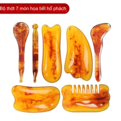 {Đủ Mẫu} Dụng Cụ Nhựa Guasha Spa Massage Mặt, Toàn Thân Chăm Sóc Cơ Thể Natural Resin Massager Skin Massage Tool