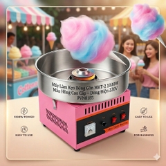 {Đủ Mẫu} Máy Làm Kẹo Bông Gòn Công Nghiệp Cao Cấp – Dùng Điện 220V