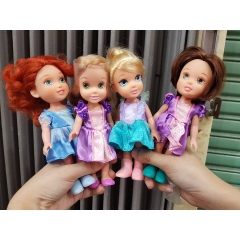 Búp Bê 15 cm 6 inch Công Chúa Nhỏ Disney Mini Princess Doll