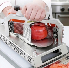 Máy Thái Cà Chua Inox 304 Cầm Tay – Dụng Cụ Cắt Lát Rau Củ Quả Đều Nhanh, Lưỡi Dao Tháo Rời PVN9606