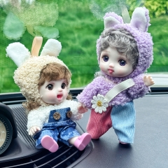 🧸 Búp Bê Nhựa Vinyl Dễ Thương 16 cm 6 inch Đồ Chơi Quà Tặng Sinh Nhật