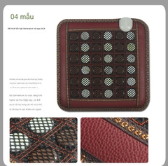 {Đủ Mẫu} Thảm Đệm Ấm Ngọc Bích Vuông 45 x 45 cm Đá Nóng Hàn Quốc, Nệm Sưởi Ấm Massage Trị Liệu 220V Món Quà Sức Khoẻ