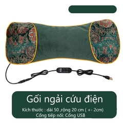 Gối Thảo Dược Ngải Cứu Giúp Giảm Đau Nhức Xương Khớp, Có Chức Năng Làm Nóng Bằng Điện, Hỗ Trợ Dưỡng Sinh.