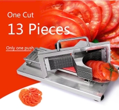 Máy Thái Cà Chua Inox 304 Cầm Tay – Dụng Cụ Cắt Lát Rau Củ Quả Đều Nhanh, Lưỡi Dao Tháo Rời PVN9606