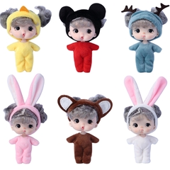 Búp Bê Em Bé Kawaii Mini OB 10 Cm = 3 Inch Kèm Trang Phục Động Vật Dễ Thương
