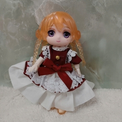 Búp bê khớp BJD 4 inch 13 cm hoạt hình Lắp Ráp Tóc Style Dbs Dream Fairy Maytree OB11 Starlight Academy