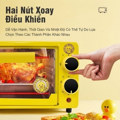 🔥 LÒ NƯỚNG MINI CON VỊT VÀNG JOYOUNG LINE FRIENDS 12L – NHỎ XINH, NƯỚNG CỰC ĐỈNH 🔥