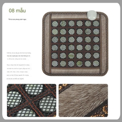 {Đủ Mẫu} Thảm Đệm Ấm Ngọc Bích Vuông 45 x 45 cm Đá Nóng Hàn Quốc, Nệm Sưởi Ấm Massage Trị Liệu 220V Món Quà Sức Khoẻ