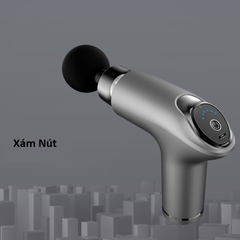 {Đủ Mẫu} Máy Massage Trị Liệu Gun Fascial Rung Tần Số Cao Di Động 4 Đầu Thư Giãn Cơ