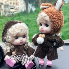 🧸 Búp Bê Nhựa Vinyl Dễ Thương 16 cm 6 inch Đồ Chơi Quà Tặng Sinh Nhật