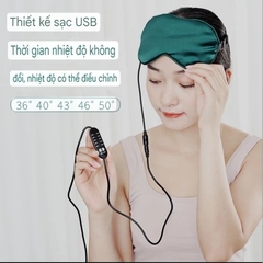 Túi Chườm Mắt Ngải Cứu - Điều Chỉnh Nhiệt Độ,Tự Động Hẹn Giờ