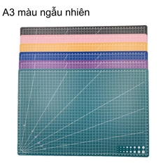 Tấm Cắt Hai Mặt, Thớt Cắt Giấy Khắc Tỉa Rau Củ Quả Nghệ Thuật Bảng Kê  Cutting Mat Khổ A3, A4, A5  Làm Đồ Handmade DIY