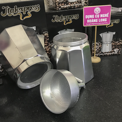 Ấm Pha Cà Phê Moka Express 600ml/12cup Italy Cao Cấp Phong Cách Ý Truyền Thống - Make The Best Coffee With Moka Pot SP003411