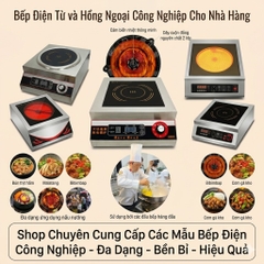 {Đủ Mẫu} Bếp Điện Từ và Hồng Ngoại Công Nghiệp Cho Nhà Hàng