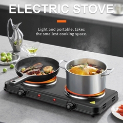 🔥 BẾP ĐIỆN Đôi Dùng Cho Gia Đình 2 MẶT 2000W – ELECTRIC HOT PLATE