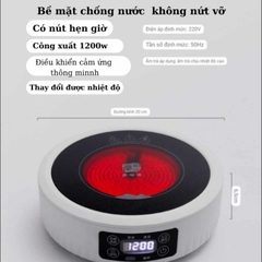 🔥 BẾP ĐIỆN HỒNG NGOẠI MINI 1200W – PHA TRÀ, ĐUN NƯỚC, HẦM NHẸ CỰC TIỆN