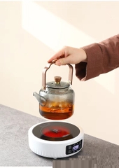 🔥 BẾP ĐIỆN HỒNG NGOẠI MINI 1200W – PHA TRÀ, ĐUN NƯỚC, HẦM NHẸ CỰC TIỆN