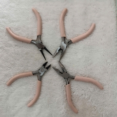 Bộ 4 Kìm dùng để làm đồ trang sức xỏ hạt đa chức năng handmade DIY màu hồng PVN7826