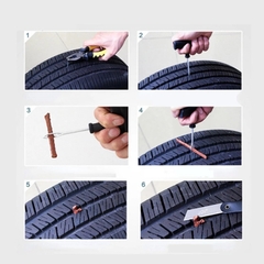 🔧 Bộ 8 Món Dụng Cụ Vá Lốp Không Săm Ô Tô, Xe Máy PVN9554