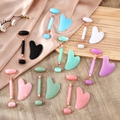 🌿 BỘ FULLBOX CÂY LĂN MIẾNG GUA SHA Nâng cơ, thon gọn mặt, thư giãn da